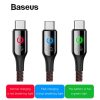 Baseus Type C To USB A QC 3.0 Nylon Braided Intelligent Auto Power Off Cable 100 Cm